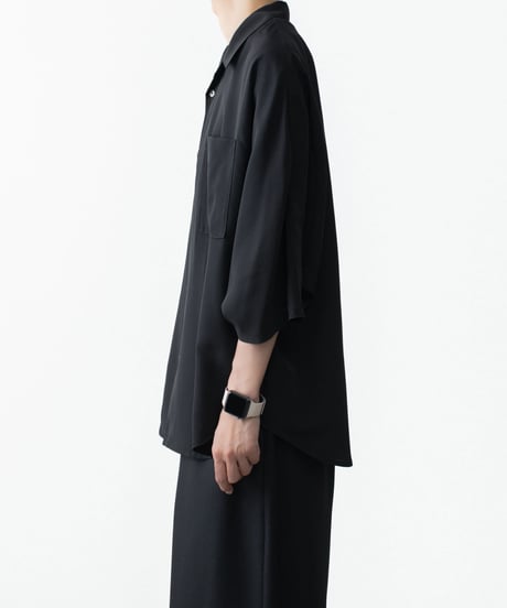 DOLMAN+SET-IN SLEEVE OPEN COLLAR SHIRTS