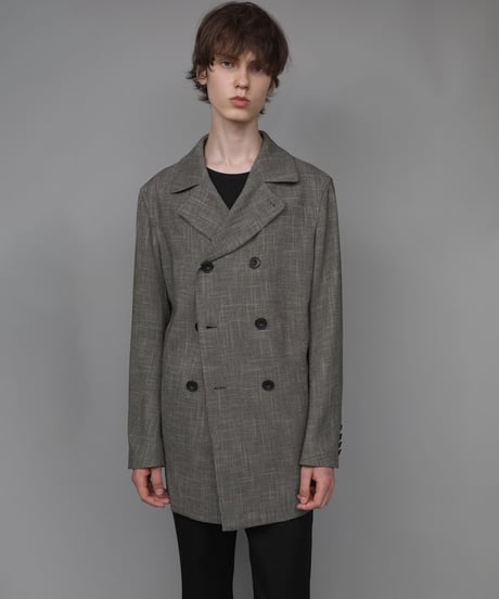 DOUBLE BREASTED TRIXION JACKET/BEIGE