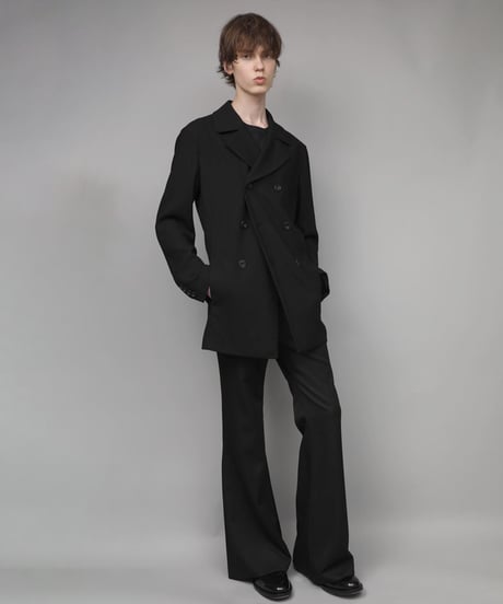 DOUBLE BREASTED TRIXION JACKET/BLACK