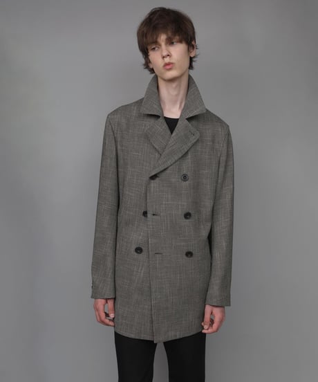 DOUBLE BREASTED TRIXION JACKET/BEIGE