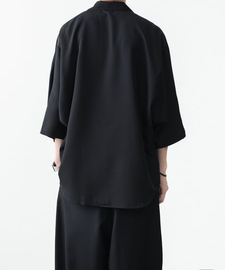 DOLMAN+SET-IN SLEEVE OPEN COLLAR SHIRTS