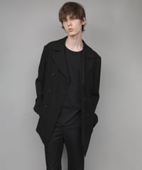 DOUBLE BREASTED TRIXION JACKET/BLACK