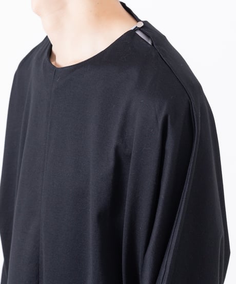 60/2 T-CLOTH DOLMAN SLEEVE T-SHIRT/BLACK