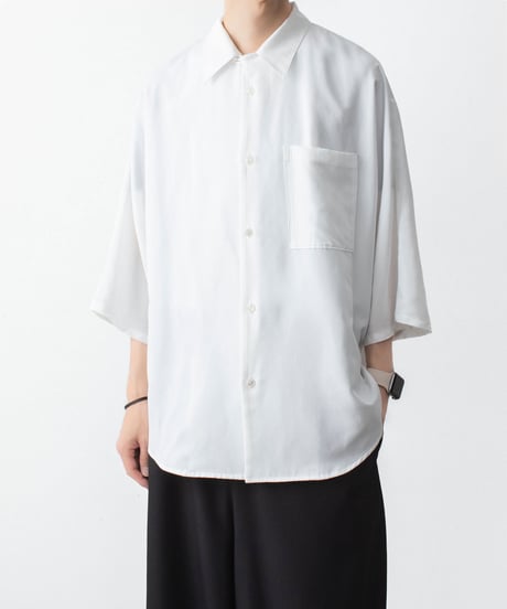 DOLMAN+SET-IN SLEEVE OPEN COLLAR SHIRTS