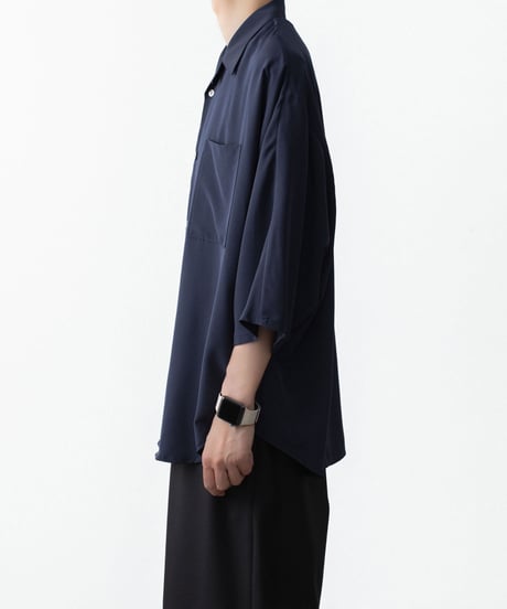 DOLMAN+SET-IN SLEEVE OPEN COLLAR SHIRTS