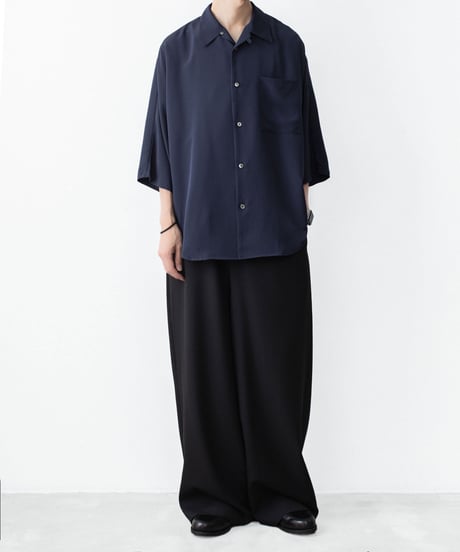 DOLMAN+SET-IN SLEEVE OPEN COLLAR SHIRTS