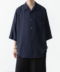 DOLMAN+SET-IN SLEEVE OPEN COLLAR SHIRTS
