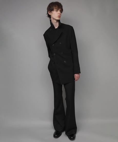 DOUBLE BREASTED TRIXION JACKET/BLACK