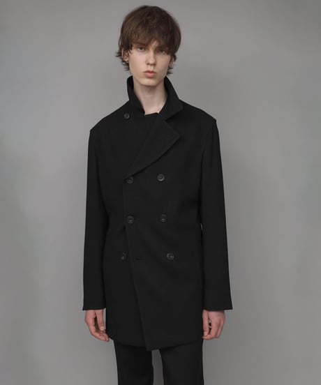 DOUBLE BREASTED TRIXION JACKET/BLACK