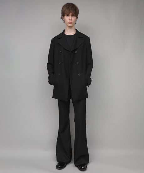 DOUBLE BREASTED TRIXION JACKET/BLACK