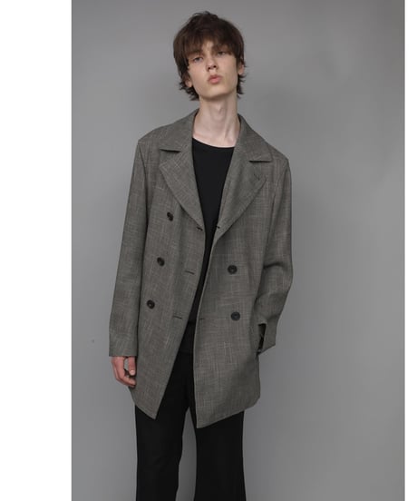 DOUBLE BREASTED TRIXION JACKET/BEIGE