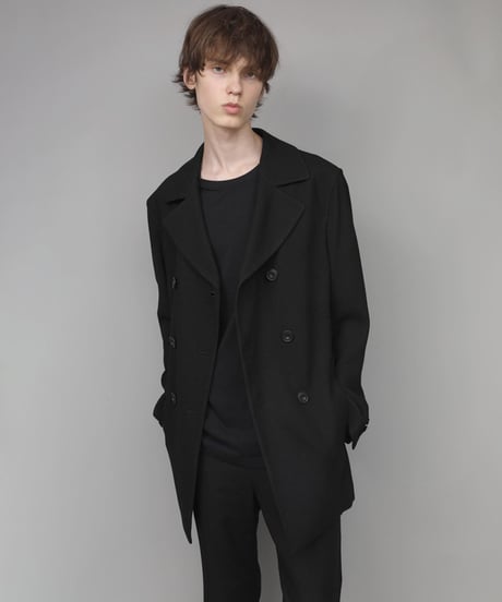 DOUBLE BREASTED TRIXION JACKET/BLACK