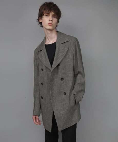 DOUBLE BREASTED TRIXION JACKET/BEIGE