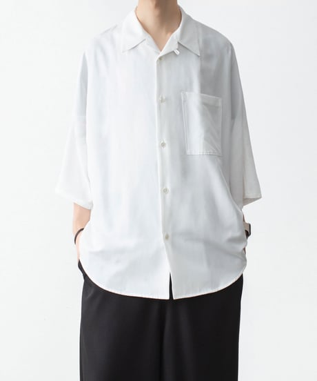 DOLMAN+SET-IN SLEEVE OPEN COLLAR SHIRTS
