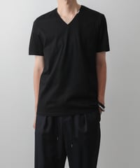 60/2T-CLOTH V-NECK T-SHIRT/BLACK