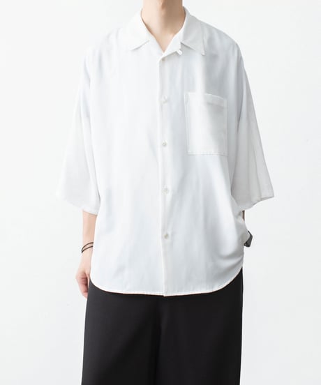 DOLMAN+SET-IN SLEEVE OPEN COLLAR SHIRTS