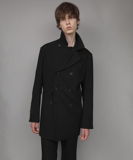 DOUBLE BREASTED TRIXION JACKET/BLACK