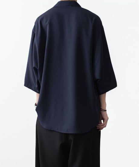 DOLMAN+SET-IN SLEEVE OPEN COLLAR SHIRTS