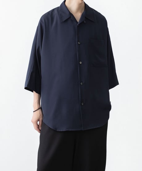 DOLMAN+SET-IN SLEEVE OPEN COLLAR SHIRTS