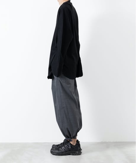60/2 T-CLOTH DOLMAN SLEEVE T-SHIRT/BLACK