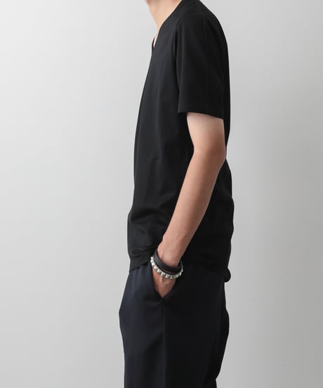 60/2T-CLOTH V-NECK T-SHIRT/BLACK