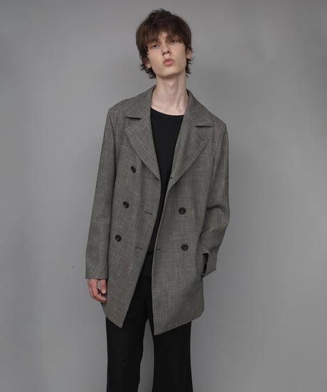 DOUBLE BREASTED TRIXION JACKET/BEIGE