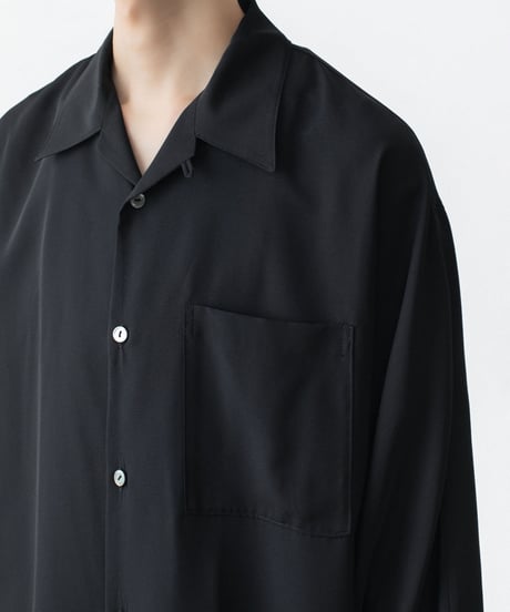 DOLMAN+SET-IN SLEEVE OPEN COLLAR SHIRTS