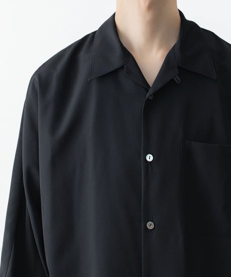 DOLMAN+SET-IN SLEEVE OPEN COLLAR SHIRTS