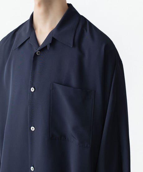 DOLMAN+SET-IN SLEEVE OPEN COLLAR SHIRTS