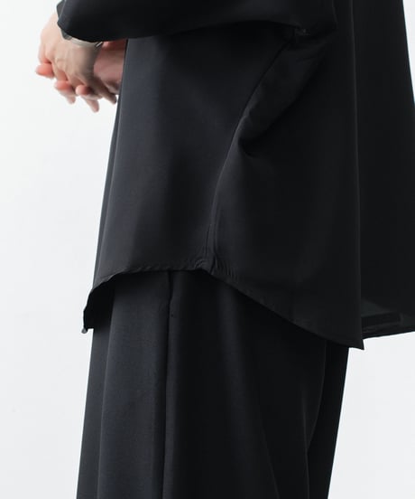 DOLMAN+SET-IN SLEEVE OPEN COLLAR SHIRTS