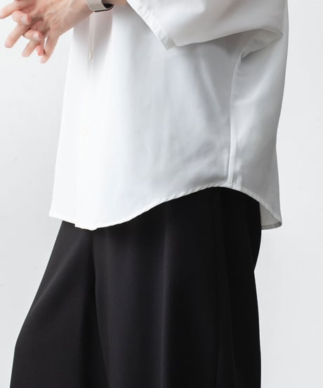 DOLMAN+SET-IN SLEEVE OPEN COLLAR SHIRTS