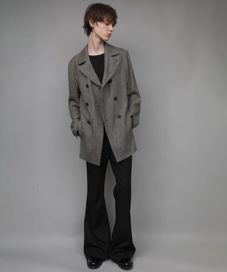 DOUBLE BREASTED TRIXION JACKET/BEIGE