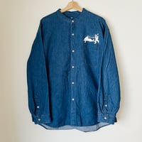【Upcycled Collections】031. スタンドカラーシャツ