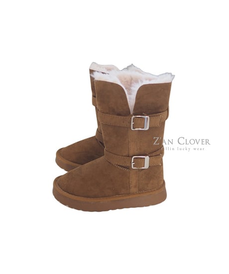 【ZANCLOVER】【予約商品】long mouton boots【16-22cm】