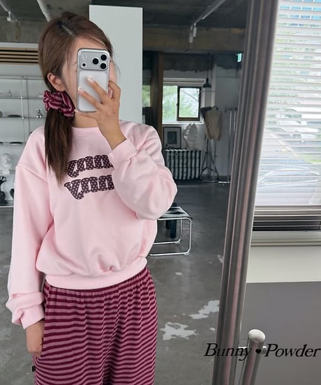 【BUNNY POWDER】【予約商品】bunny×bunny pullover【90-150cm】【MOM】