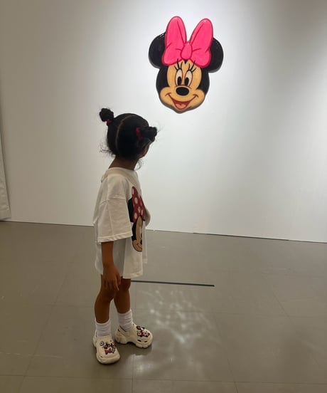 Minnie Big face tee【100cm-160cm】
