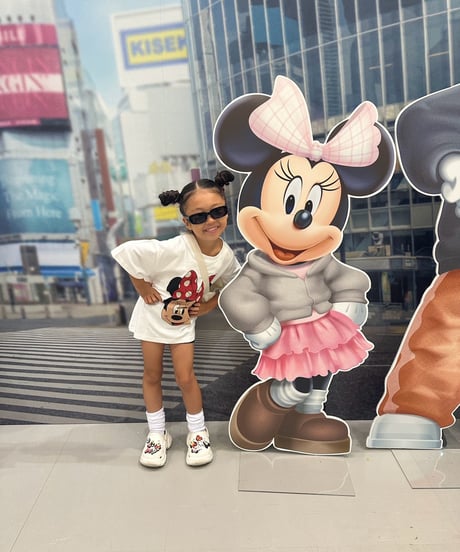 Minnie Big face tee【100cm-160cm】