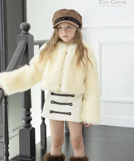 【ZANCLOVER】【予約商品】single fur jacket【70-150cm】