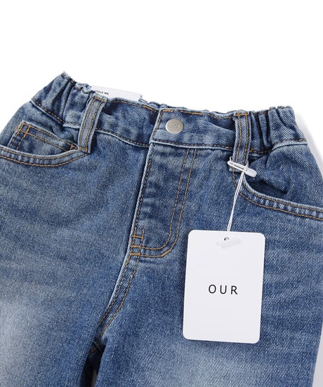 【OUR】【予約商品】straight denim pants【90-160cm】