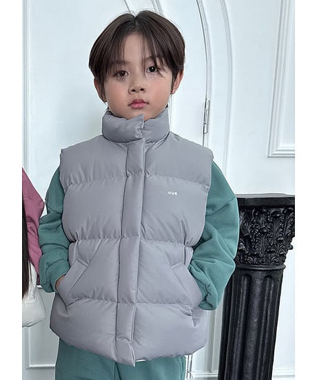 【OUR】【予約商品】down vest 【90cm-MOM】