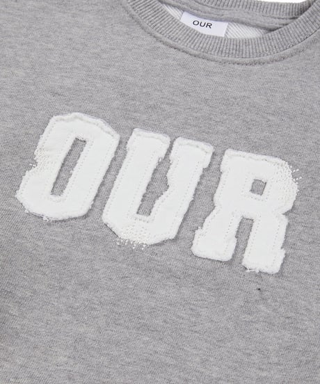 【OUR】【予約商品】LOGO wappen pullover【90-160cm】
