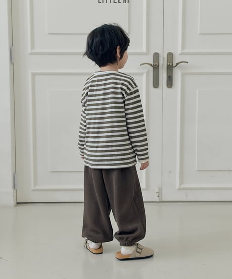 【little hi】【予約商品】border long tee【80-120cm】