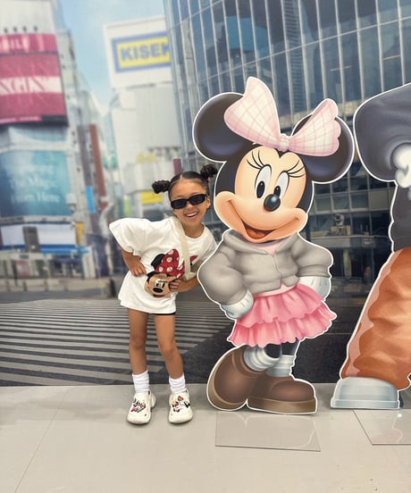 Minnie Big face tee【100cm-160cm】
