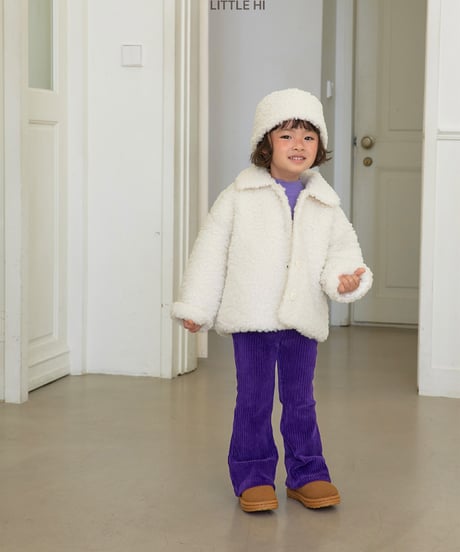 【LITTLE HI】【予約商品】color flare pants【80-120cm】