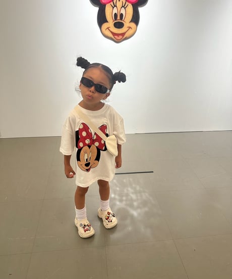 Minnie Big face tee【100cm-160cm】