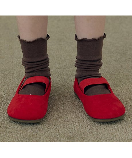 【LITTLE HI】【予約商品】soft color loose socks