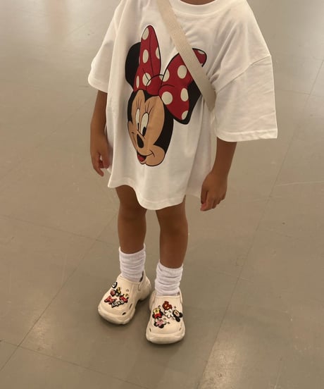 Minnie Big face tee【100cm-160cm】