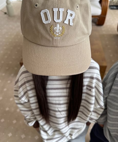【OUR】【予約商品】LOGO cotton cap