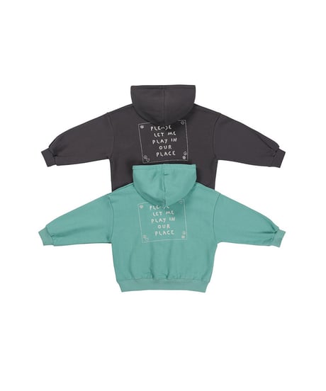 【OUR】【予約商品】刺繍＆backprint parka【90-160cm】