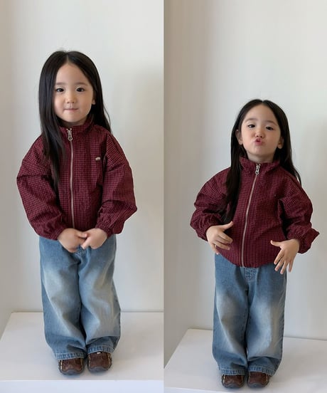 【BUNNY POWDER】【予約商品】basic denim pants【90-150cm】